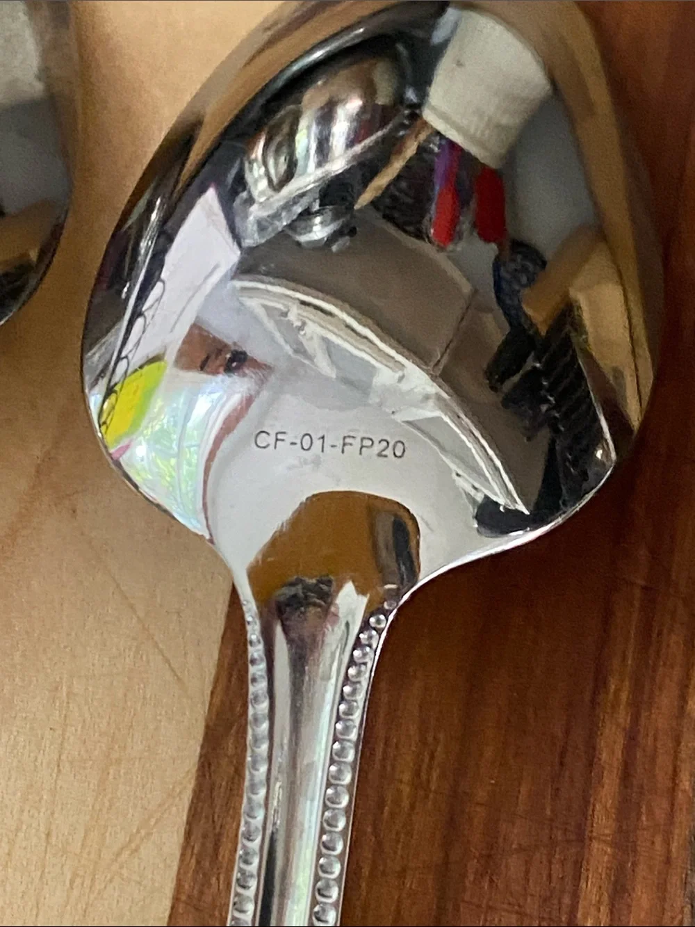 Set of 4 Cuisinart Fampoux Stainless Oval Place Soup Spoons 8